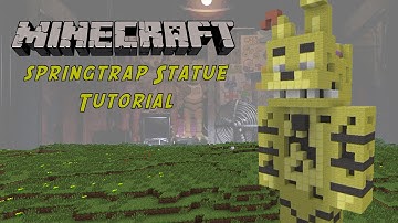 Minecraft Tutorial: Springtrap (Five Nights At Freddy