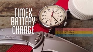 HowTo: Change A Battery On A Timex Weekender Quartz Snap Caseback Watch With Household Items