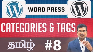 #8 Categories and Tags Management || Wordpress in Tamil