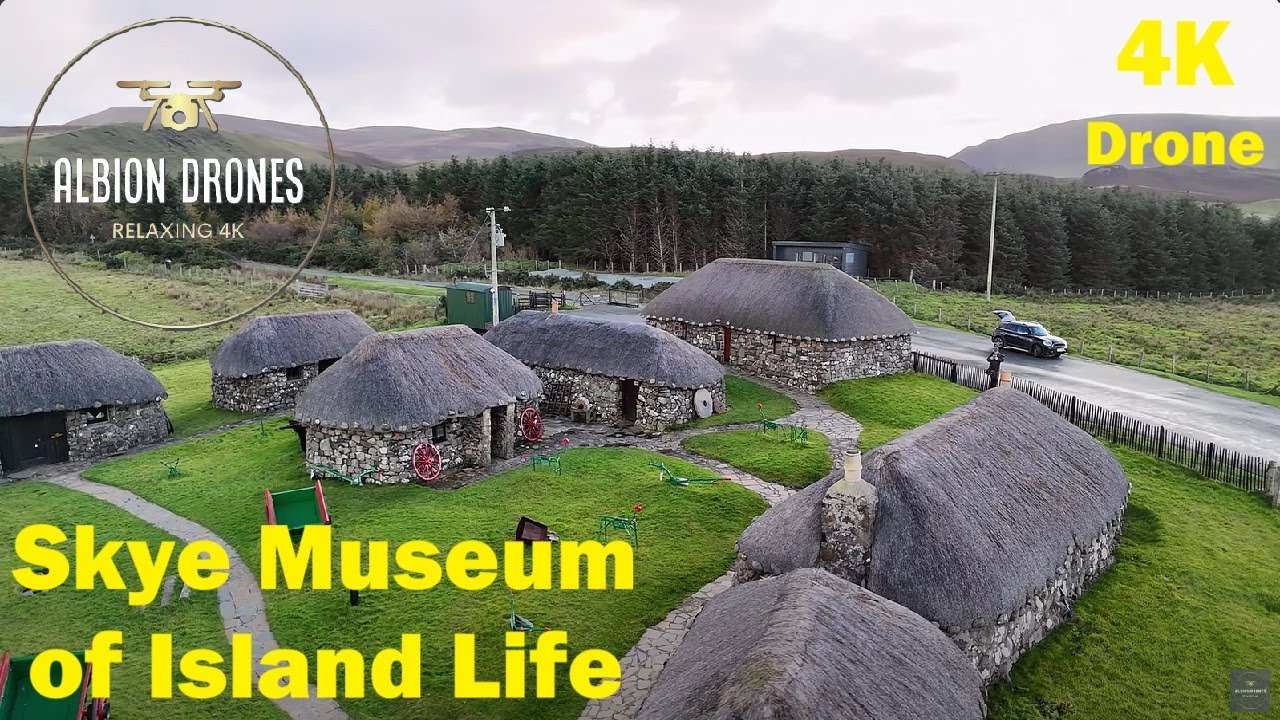 Rainbows and sunshine at the Museum of Island Life, Kilmuir, Isle of