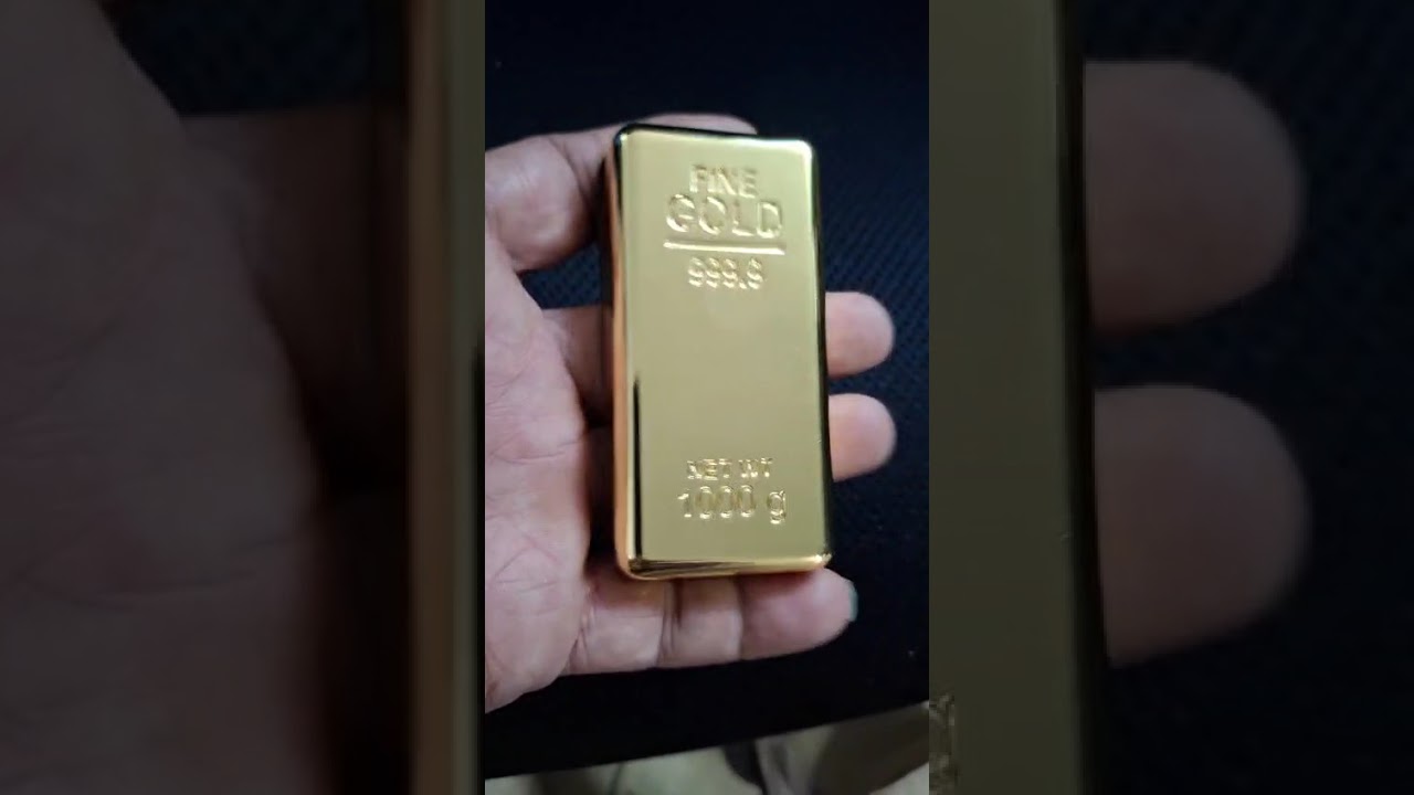 GOLD BAR Paper Weight