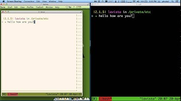 TMUX screen sharing for remote pair programming screen sharing
