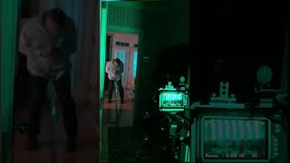 Pulled by a GHOST! #shorts  #behindthescene #filmmaking #horrorshorts