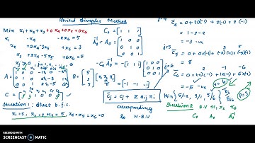 Revised  Simplex Method Part 2