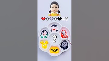 ASMR Squid Game2 Color Mixing 🌈 #squidgame2 #colormixing #shorts #viral #squidgame #trending #fyp