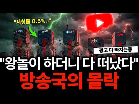 시청률 0.5% 방송국 몰락, 시청자들이 등을 돌린 진짜 이유 3가지