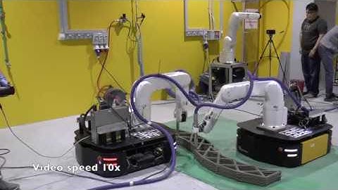 Large-Scale 3D Printing by a Team of Mobile Robots