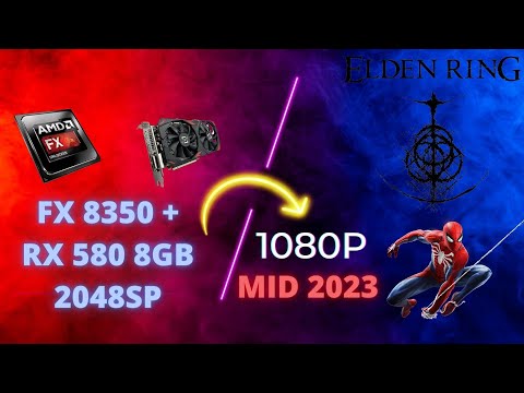 FX 8350 + RX 580 8GB 2048SP 1080p Gaming Benchmarks | August 2023