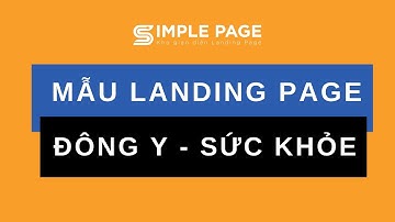 Mẫu Landing Page Đông Y Sức Khỏe - Thiết Kế Bởi SimplePage.vn