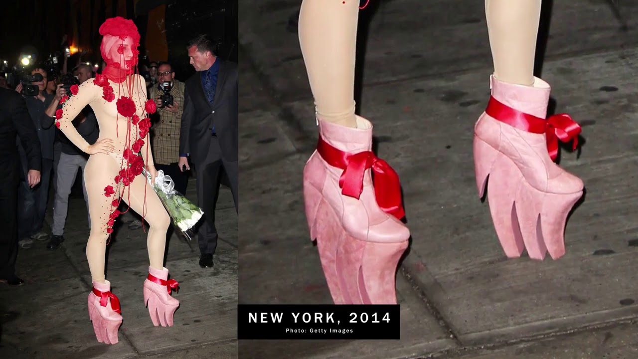 lady gaga tall heels