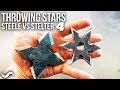 MAKING THROWING STARS!!! Steele Vs. Stelter ep:4