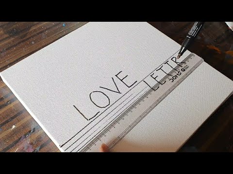 Love Letters Abstract Painting Demonstration Daily Art Therapy Hqdefault