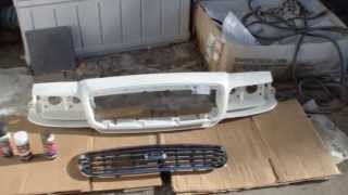 Crown Victoria Front Grill and Body Repair Tutorial