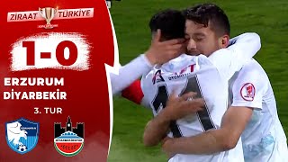 Erzurumspor 1-0 Diyarbekirspor MAÇ ÖZETİ (Ziraat Türkiye Kupası 3. Tur Maçı) / 01.11.2023