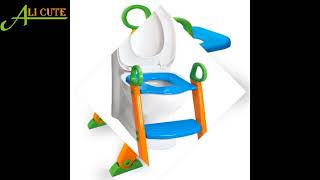 Baby Toilet Trainer Safety Seat Chair Step with Adjustable Ladder https://goo.gl/Uc88g6 Product Type: Baby Toilet Trainer Safety Seat Chair Step with Adjustable Ladder Weight Capacity: 50kg