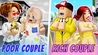 ROBLOX Brookhaven 🏡RP: Rich Couple vs Poor Couple: Who's Happier? | Gwen Gaming Roblox