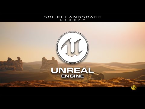 Sci-Fi Desert Landscape in UE4