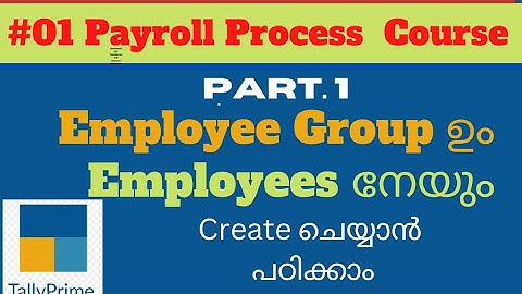 #1 Payroll Course | Employee Group & Employee Creation in Tally Prime |