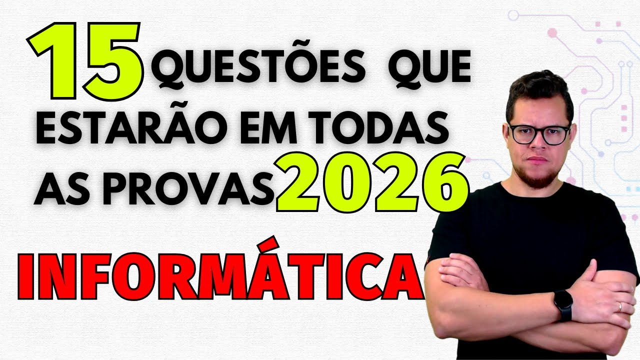 Questões de Informática para Concursos que estarão em sua prova de 2026