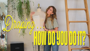 Couture Secrets: How to drape fabric on a dress form