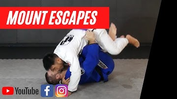 ESCAPING THE BOTTOM PIN - MOUNT - POSITIONAL ESCAPE SAMPLE