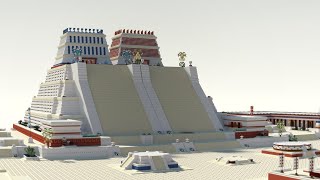 [Minecraft] Tenochtitlan: Huey Teocalli 'Templo Mayor'  The Great Aztec Temple