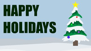 Happy Holidays eCard  Animated
