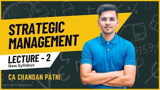 Lecture 02 - CA Inter Strategic Management (in ENGLISH) | May 24 | CA Chandan Patni