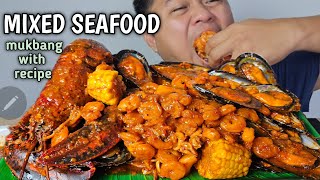 SPICY MIXED SEAFOOD | INDOOR COOKING | MUKBANG PHILIPPINES