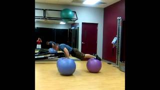 3 Stability Ball Push-up