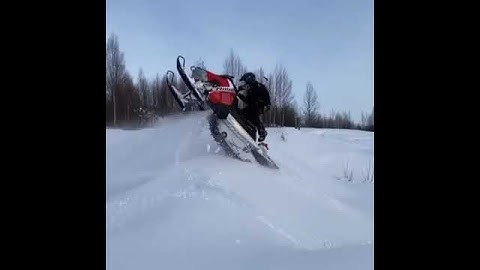 Snowmobile Fail