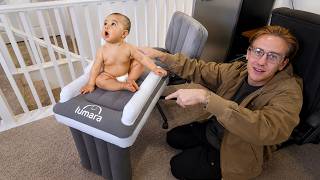 This LUMARA Toddler Airplane Bed Makes Flying SO Much Easier ✈️