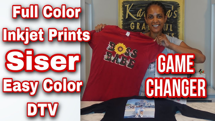 EASY* How to Use Siser Easy Color DTV (Direct To Vinyl) Printable HTV 