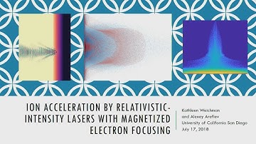 DOE CSGF 2018: Ion Acceleration by Relativistic-intensity Lasers With Magnetized Electron Focusing