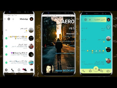 تحميل واتساب ايرو اخر تحديث 8 5   افضل واتساب بالعالم مميزات عالميه يدعم الملصقات
