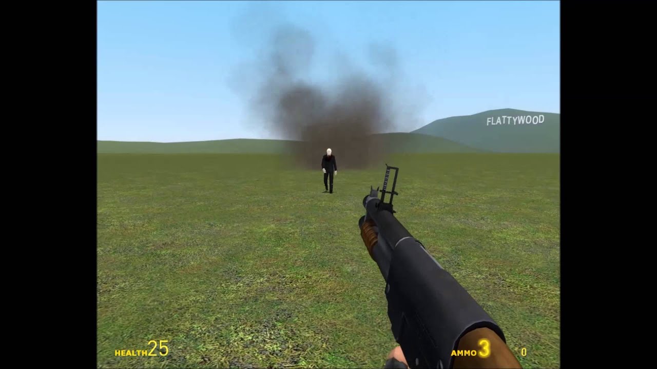 Noobs guide: How to kill the slenderman (Garrys mod) - YouTube