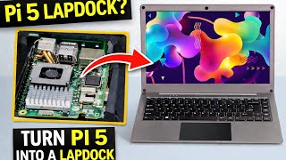 Veja como o Raspberry Pi 5 se torna portatil CrowView Note Lapdock