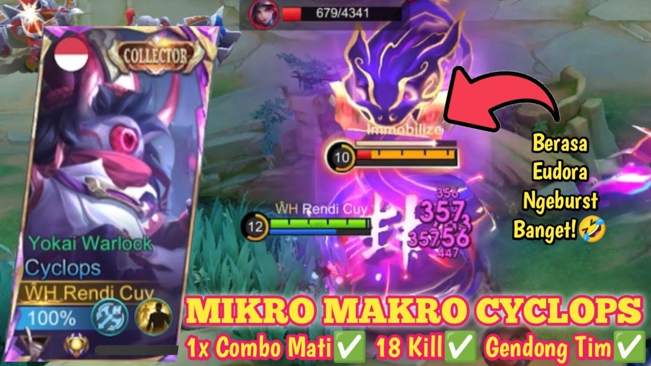 TUTOR JAGO PAKAI CYCLOPS BIAR BISA GENDONG 1 TIM! MODE LOCK NATALIA🤣 BUILD CYCLOPS TERSAKIT 2025