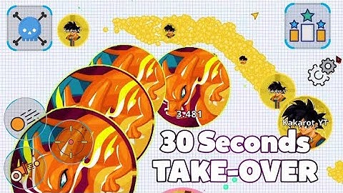 TAKE-OVER IN 30 SECONDS  🧨👑- @SkyDrip_YT  Snay.io Quick Take-over