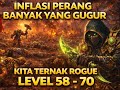 🔴INPLASI PERANG BANYAK YANG GUGUR KITA TERNAK ROGGUE LEVELING 58 - 70 #reiwowclassictbc  #reiwct