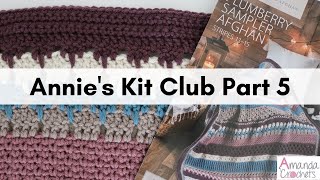Annie's Crochet Striped Afghan Kit Club | Review of Kit #5