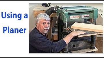 How to Use a Wood Planer - Beginnners #8 -  woodworkweb