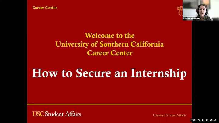 How to Secure an Internship - Fall 2021
