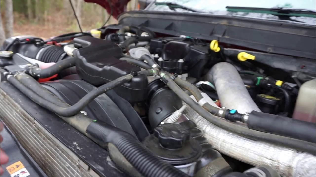 How to ford 6 7 powerstoke egr unplug locations youtube