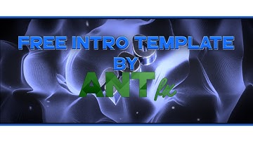 [#74] Free Blue Intro Template by AntFX | Link in the desc.! | (Blender Only)