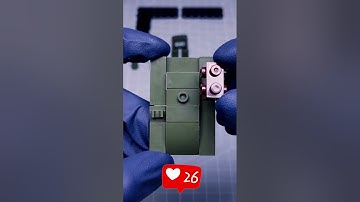 🔥 Fake LEGO! How to Build Unofficial LEGO WW2 Mini Tank! SEMBO Block Easy MOC Tutorial ЛЕГО 레고 レゴ 樂高