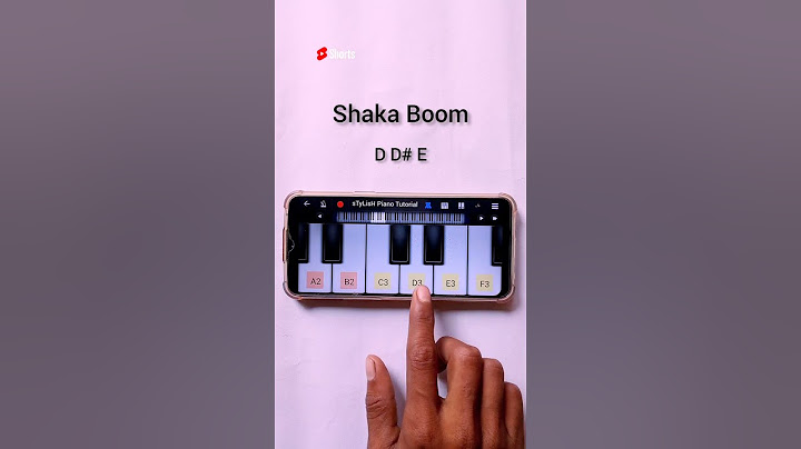 Shaka Boom Song | Step By Step With Notes