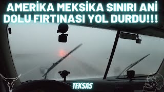 Ameri̇ka Da Tircilik Ani̇ Bastiran Dolu Firtinasi Yol Durdu