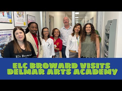 ELC Broward Visit to Delmar Arts Academy in Fort Lauderdale, FL.