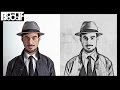 طريقة تحويل الصورة الى رسم بالرصاص بالفوتوشوب Photoshop